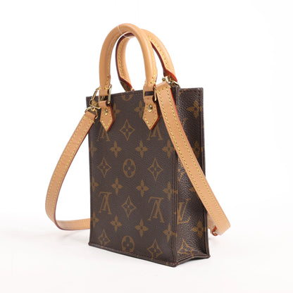 Louis Vuitton Sac Plat Petit Monogram Canvas 2-Wege-Handtasche in Braun M69442