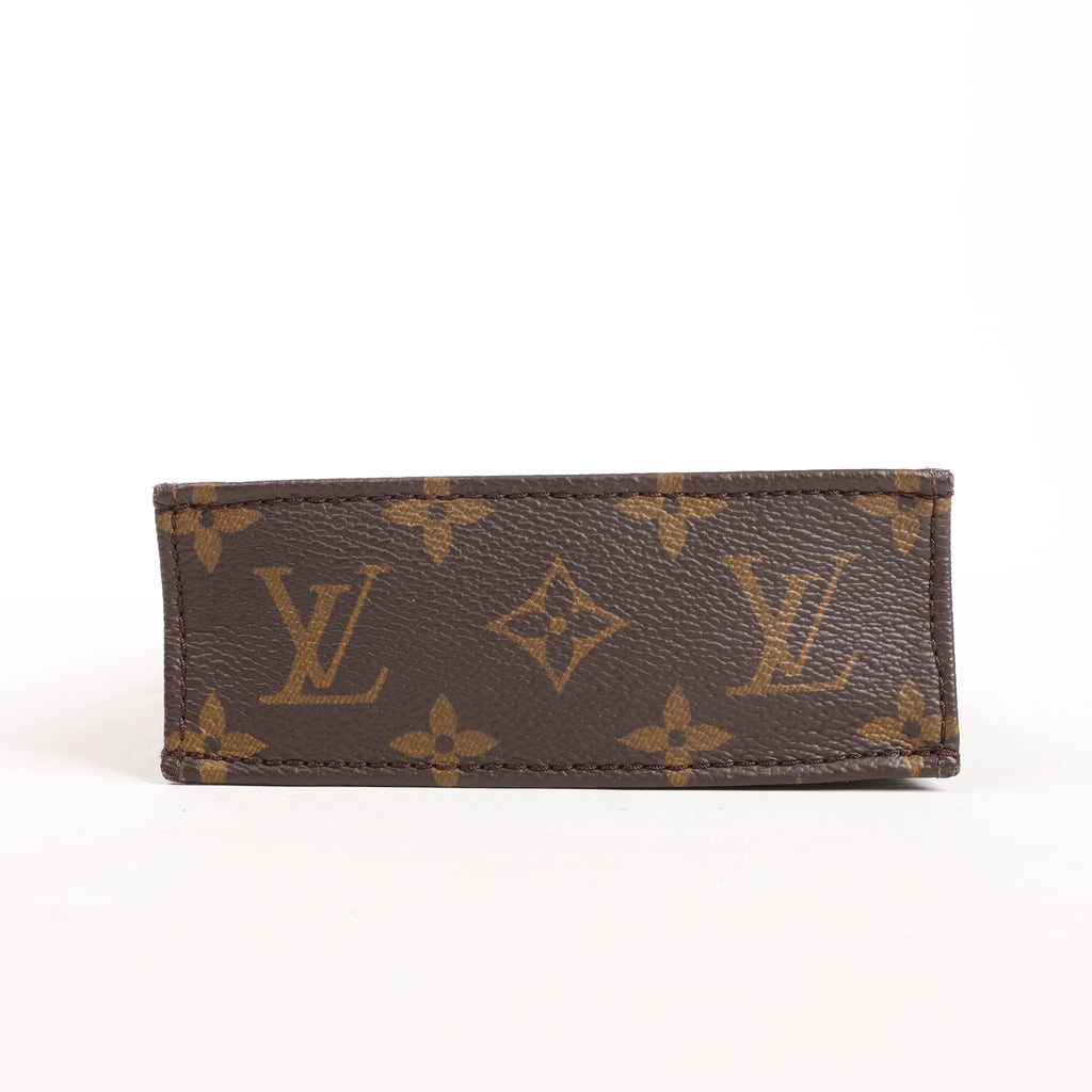 Louis Vuitton Sac Plat Petit Monogram Canvas 2Way Handbag in Brown M69442