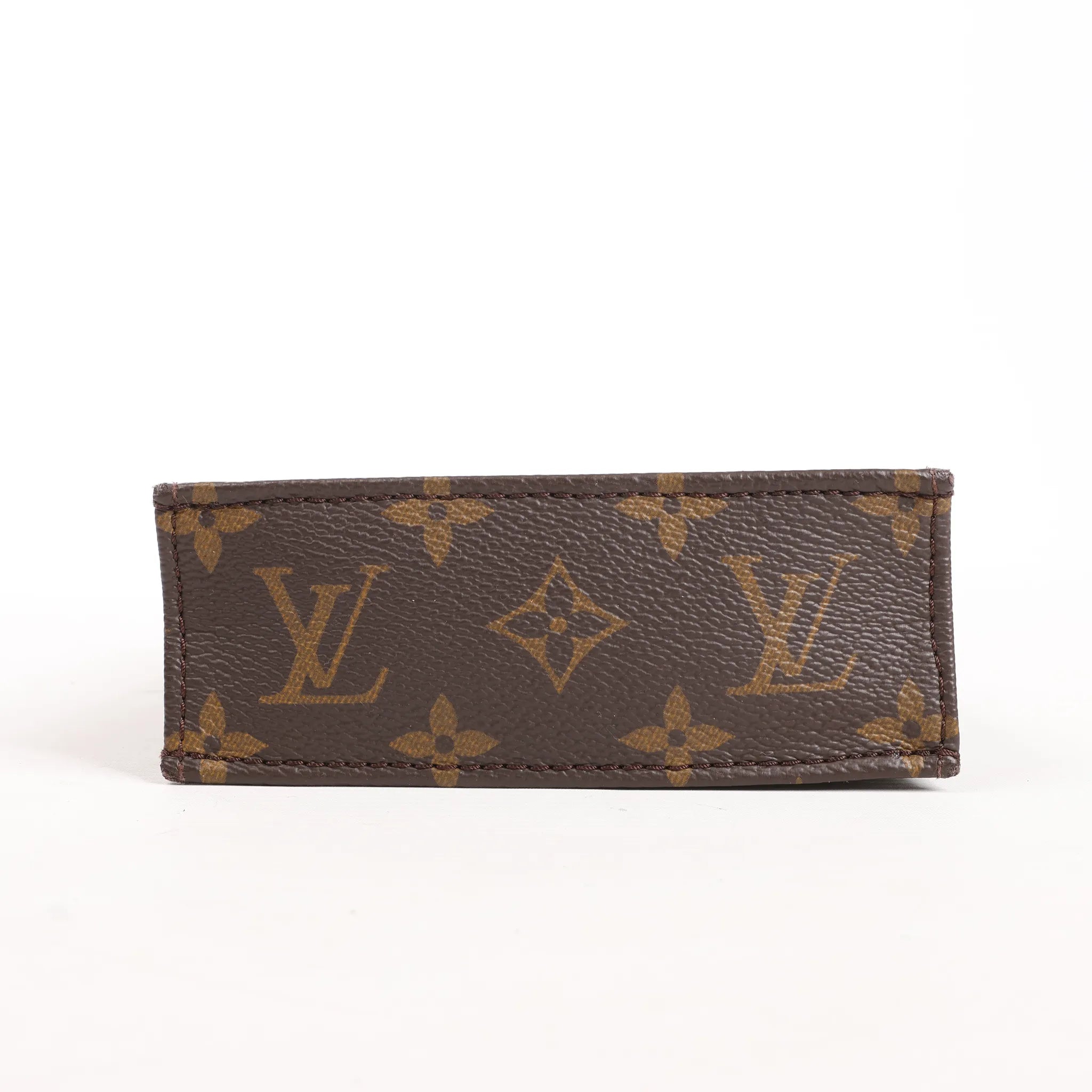 Louis Vuitton Sac Plat Petit Monogram Canvas 2Way Handbag in Brown M69442
