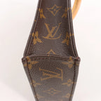Louis Vuitton Sac Plat Petit Monogram Canvas 2Way Handbag in Brown M69442