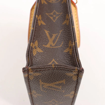 Louis Vuitton Sac Plat Petit Monogram Canvas 2-Wege-Handtasche in Braun M69442