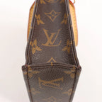 Louis Vuitton Sac Plat Petit Monogram Canvas 2Way Handbag in Brown M69442