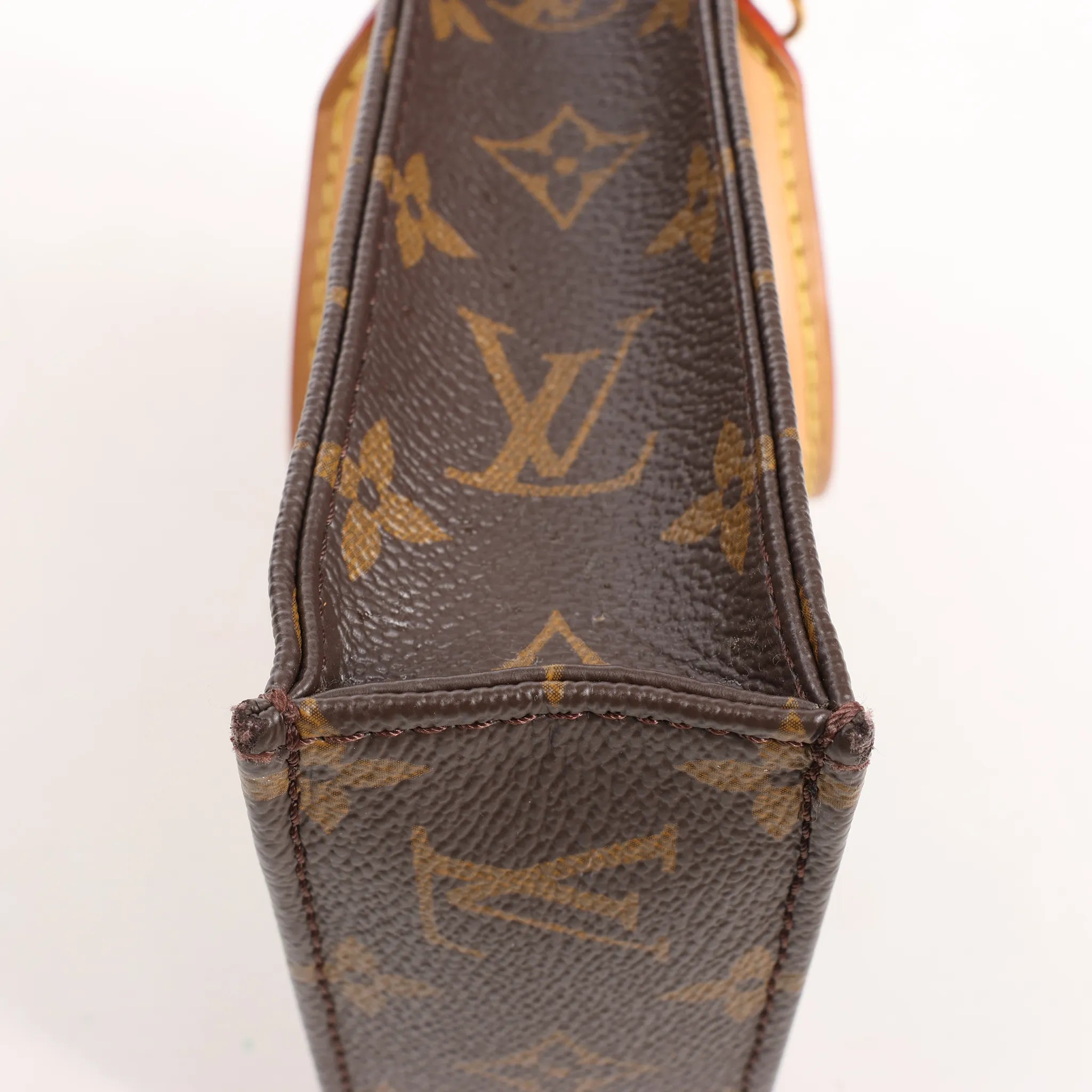 Louis Vuitton Sac Plat Petit Monogram Canvas 2Way Handbag in Brown M69442