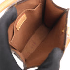 Louis Vuitton Sac Plat Petit Monogram Canvas 2Way Handbag in Brown M69442