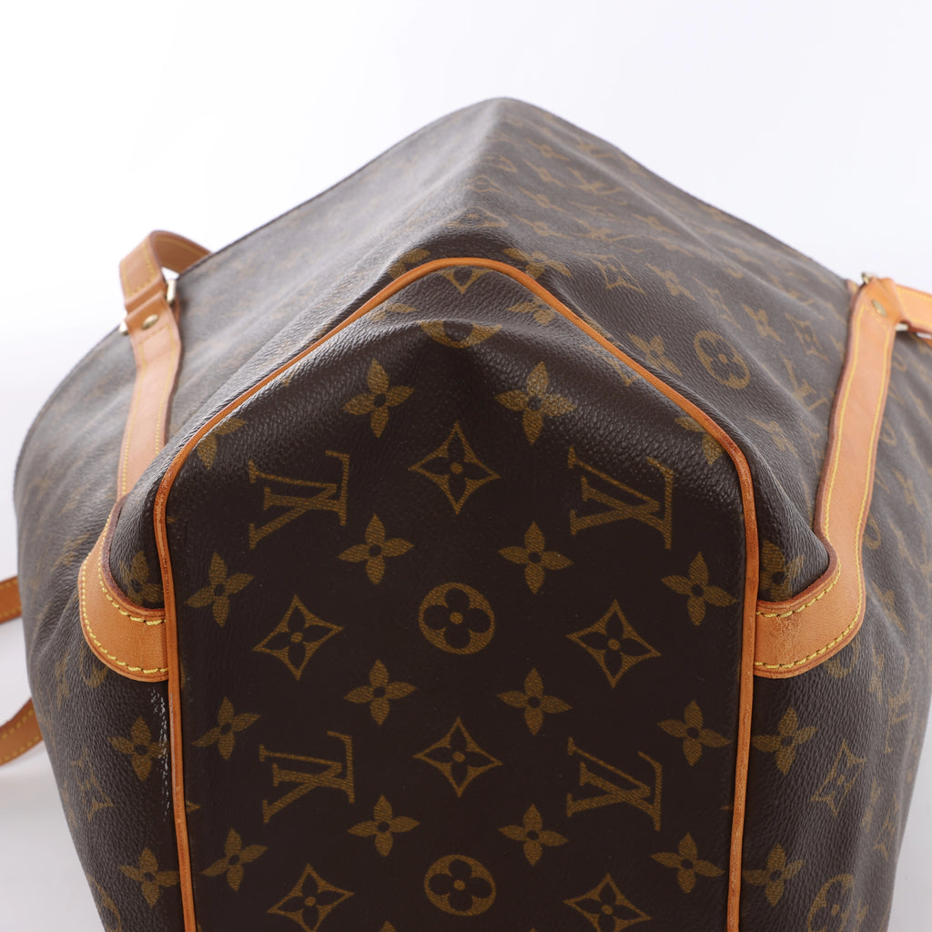 Louis Vuitton Sac Shopping Monogram Canvas Shoulder Bag in Brown M51108