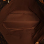 Louis Vuitton Sac Shopping Monogram Canvas Shoulder Bag in Brown M51108