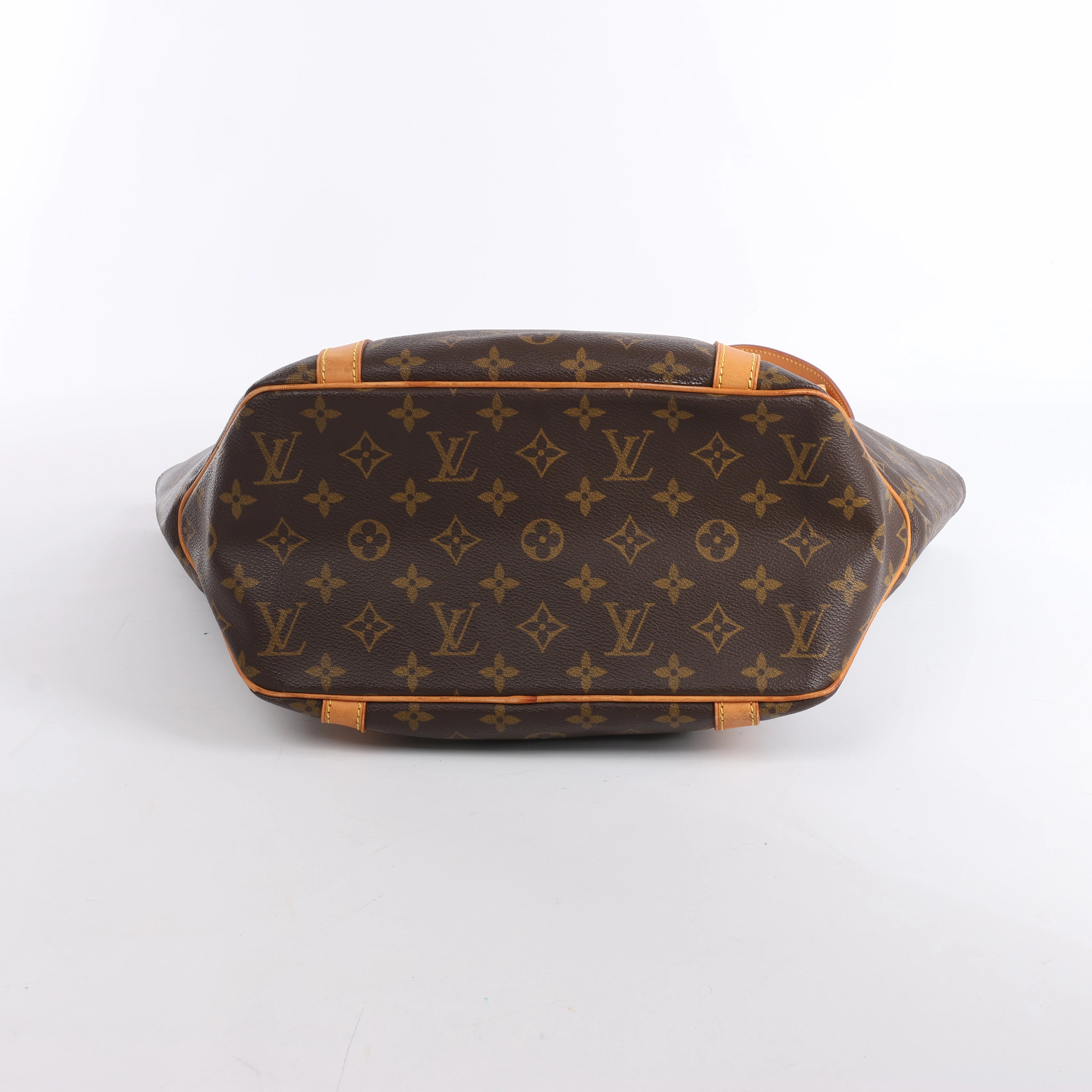 Louis Vuitton Sac Shopping Monogram Canvas Shoulder Bag in Brown M51108