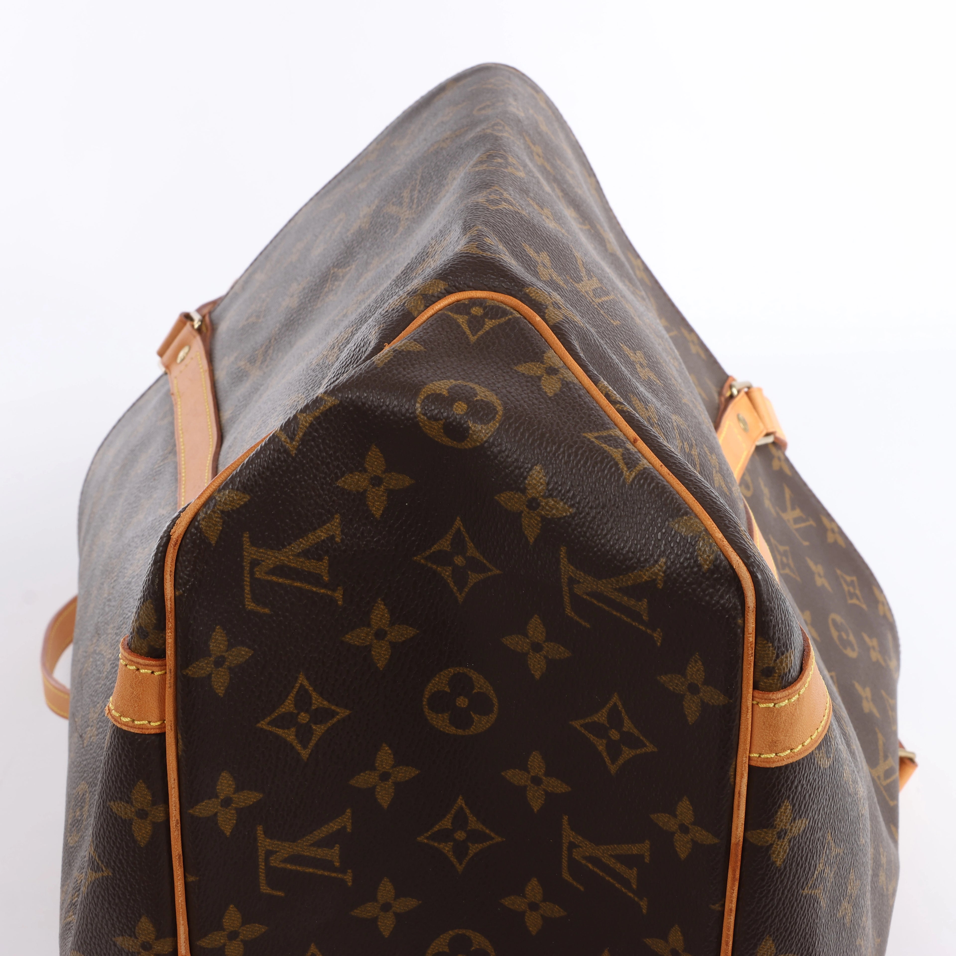 Louis Vuitton Sac Shopping Monogram Canvas Shoulder Bag in Brown M51108