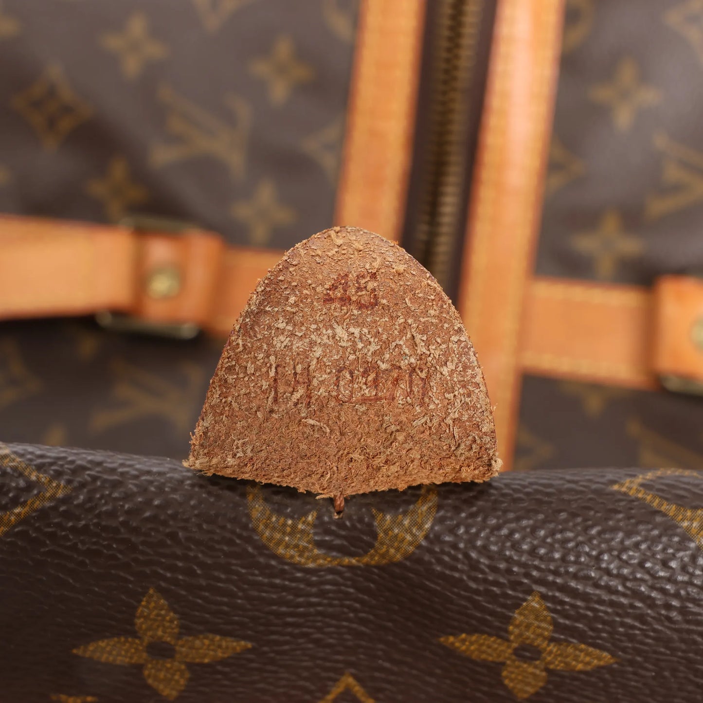 Louis Vuitton Sac Souple 45 Monogram Canvas Travel Bag in Brown