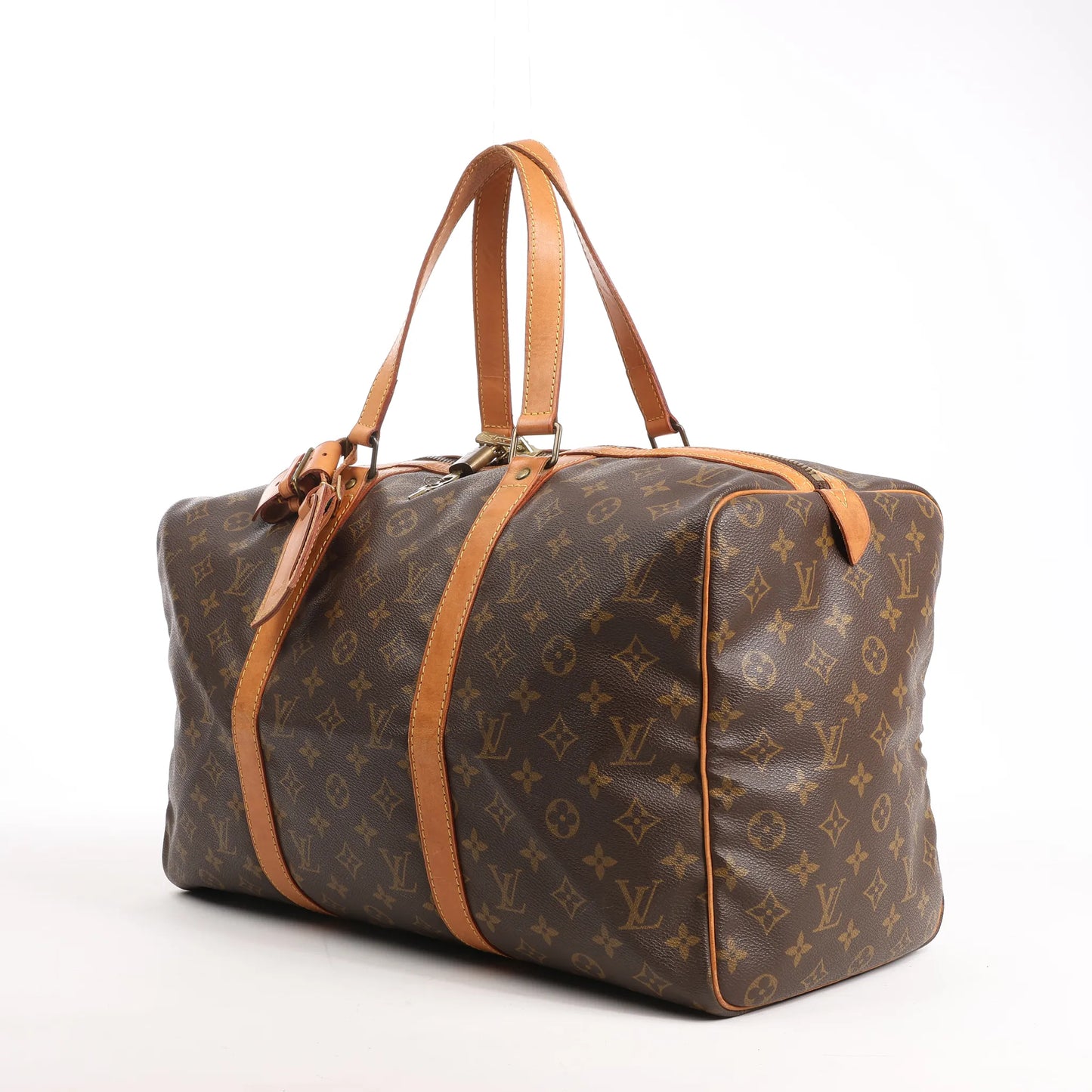 Louis Vuitton Sac Souple 45 Monogram Canvas Travel Bag in Brown
