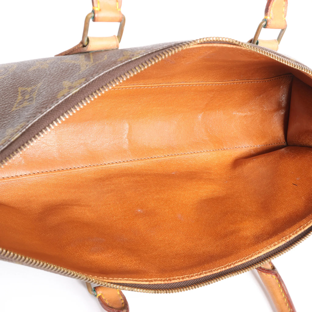 Louis Vuitton Sac Triangle Monogram Canvas Handbag in Brown M51360