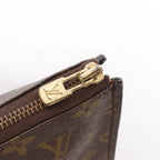 Louis Vuitton Sac Triangle Monogram Canvas Handbag in Brown M51360