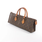 Louis Vuitton Sac Triangle Monogram Canvas Handbag in Brown M51360
