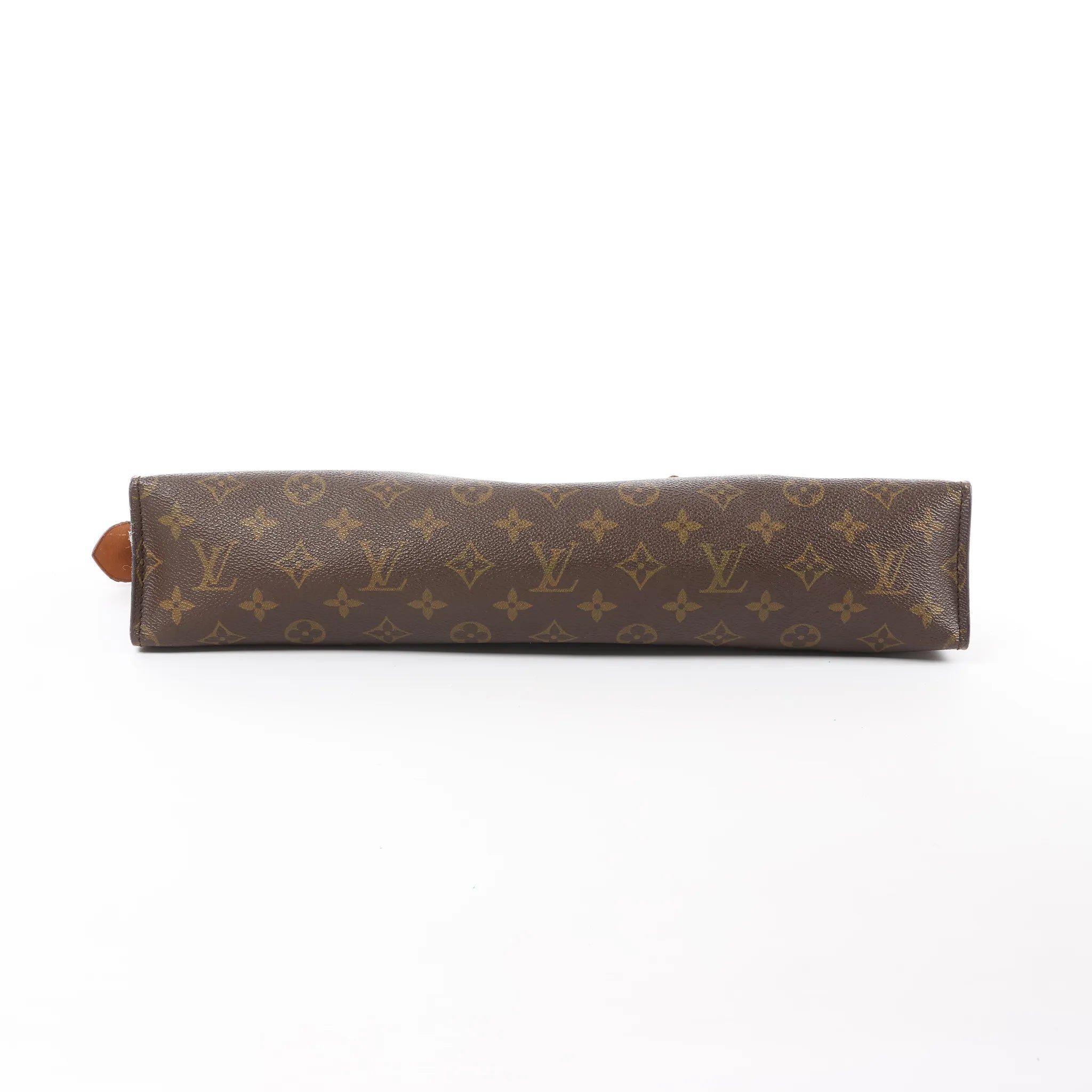 Louis Vuitton Sac Triangle Monogram Canvas Handbag in Brown M51360