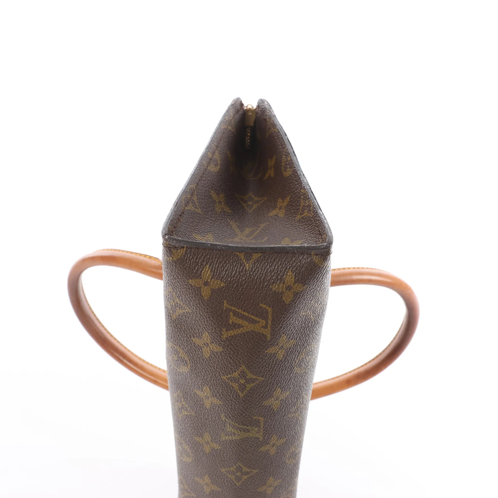 Louis Vuitton Sac Triangle Monogram Canvas Handbag in Brown M51360