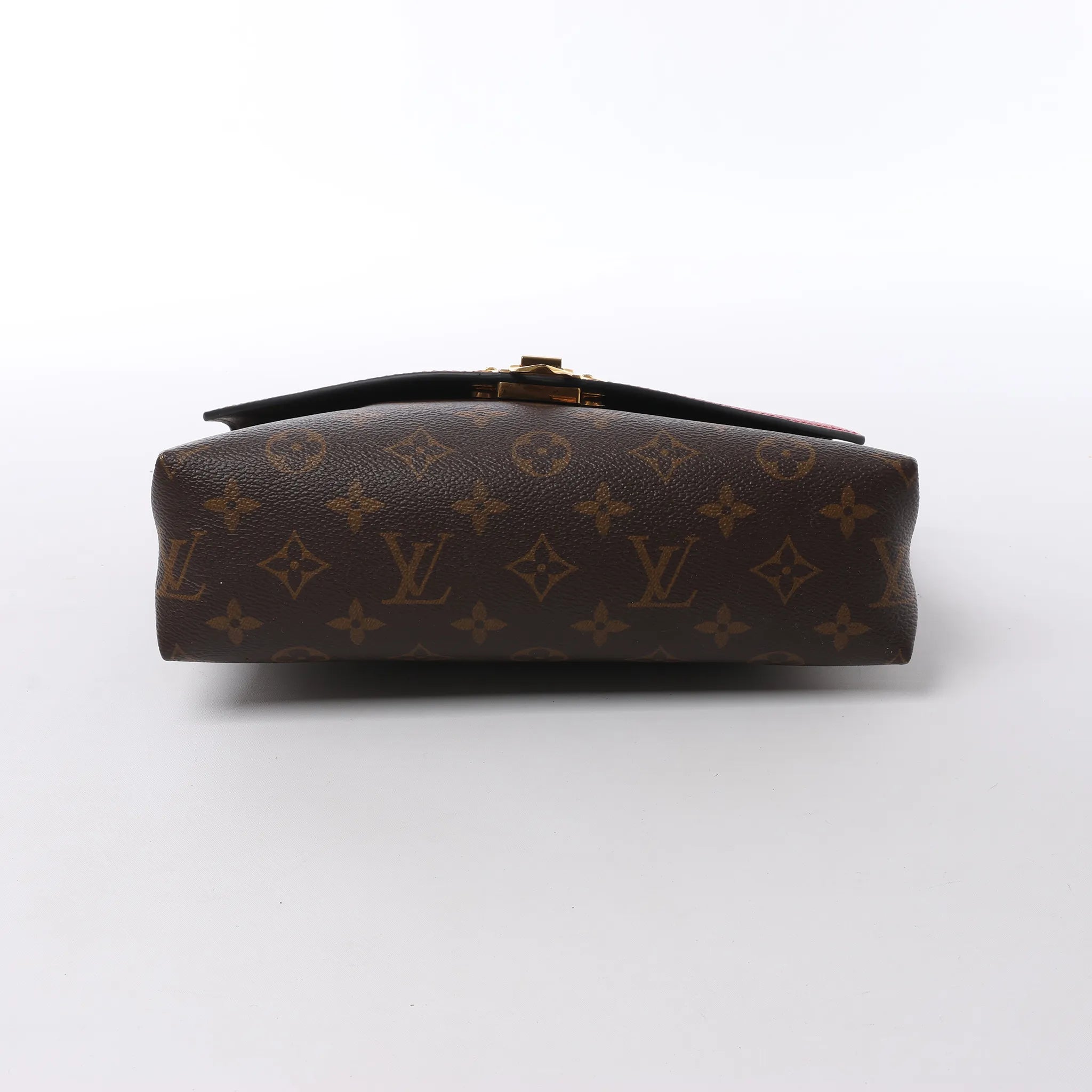 Louis Vuitton Saint Placide Monogram x Taurillon Crossbody Bag in Brown x Red M43713