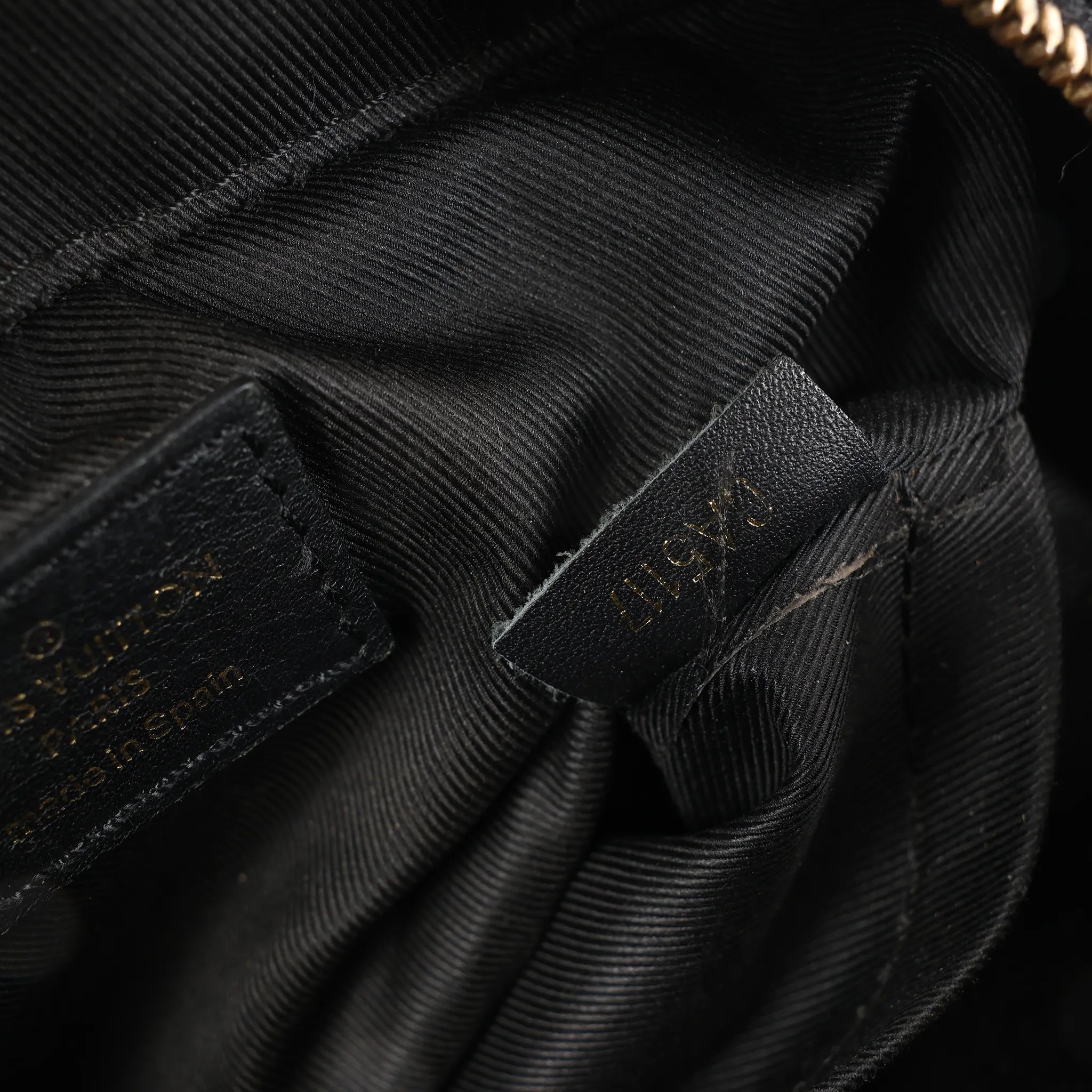 Louis Vuitton Saintonge Monogram Canvas Crossbody Bag in Brown x Black M43555