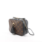 Louis Vuitton Saintonge Monogram Canvas Crossbody Bag in Brown x Black M43555