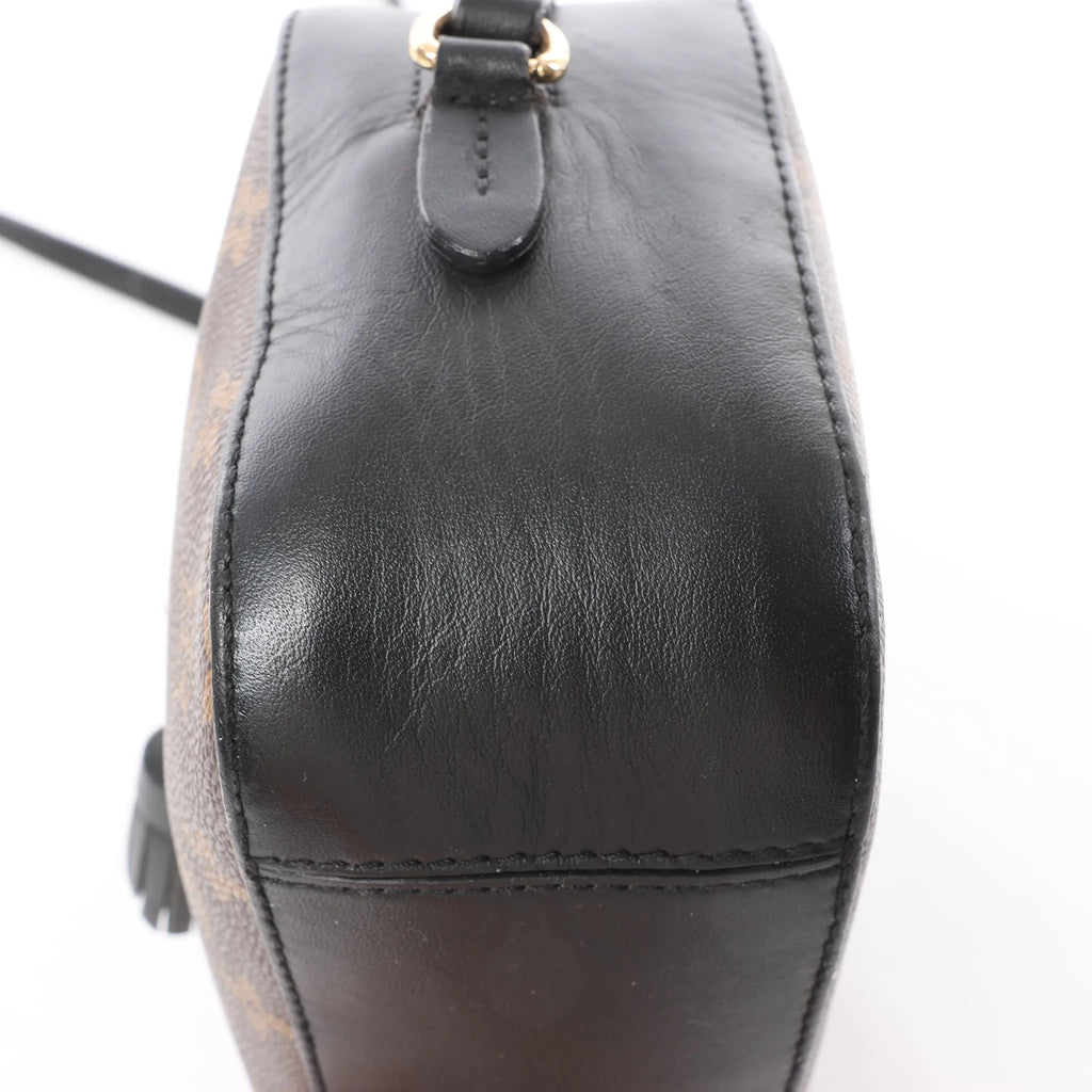 Louis Vuitton Saintonge Monogram Canvas Crossbody Bag in Brown x Black M43555