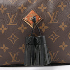 Louis Vuitton Saintonge Monogram Canvas Crossbody Bag in Brown x Black M43555