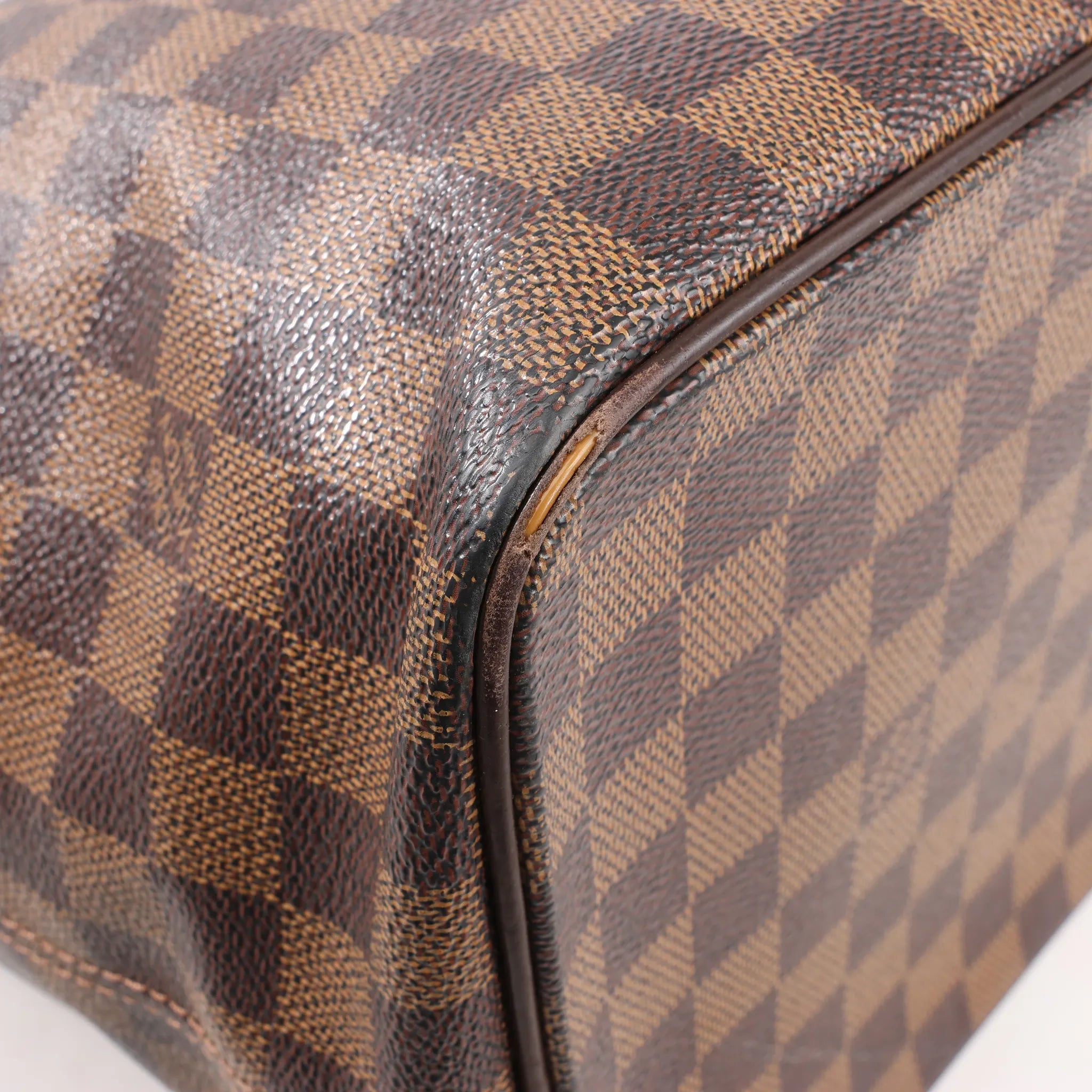 Louis Vuitton Damier Ebene Saleya MM Handbag in Brown N51182