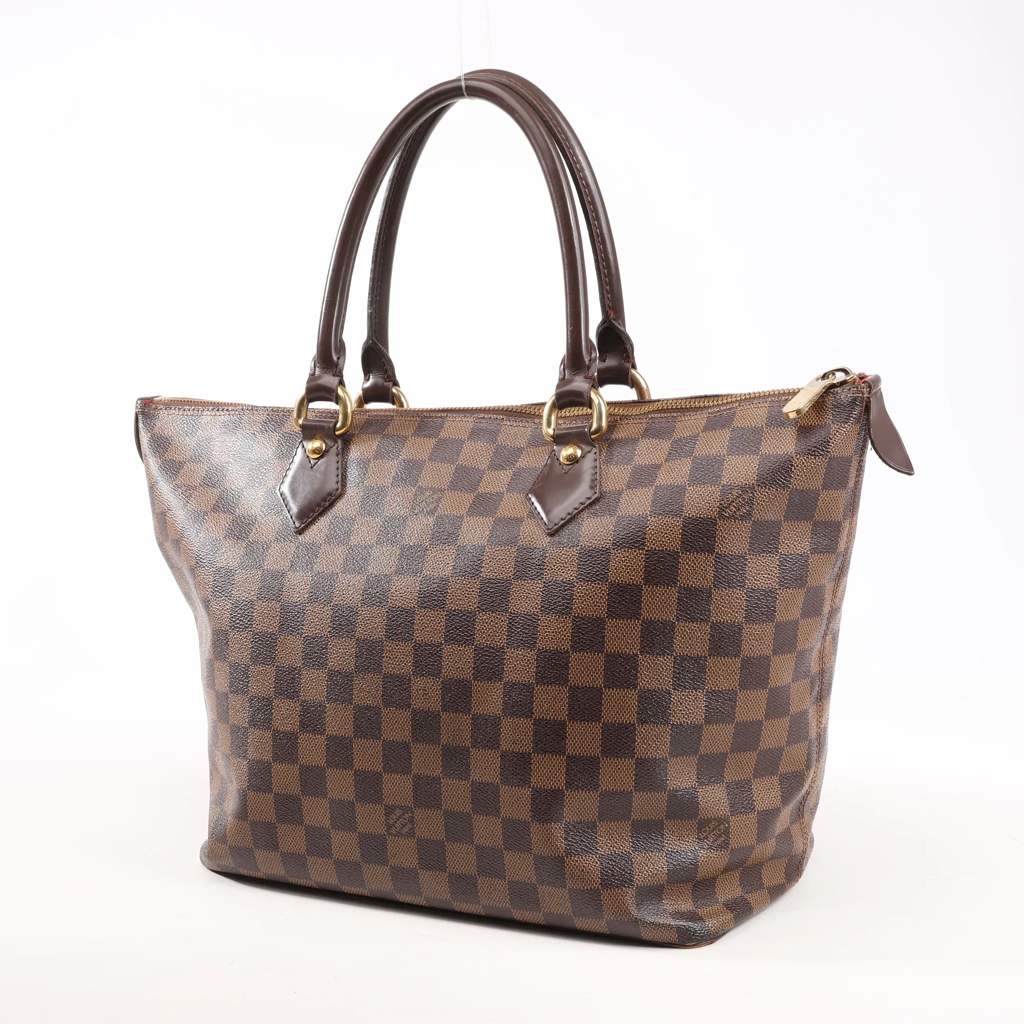 Louis Vuitton Damier Ebene Saleya MM Handbag in Brown N51182