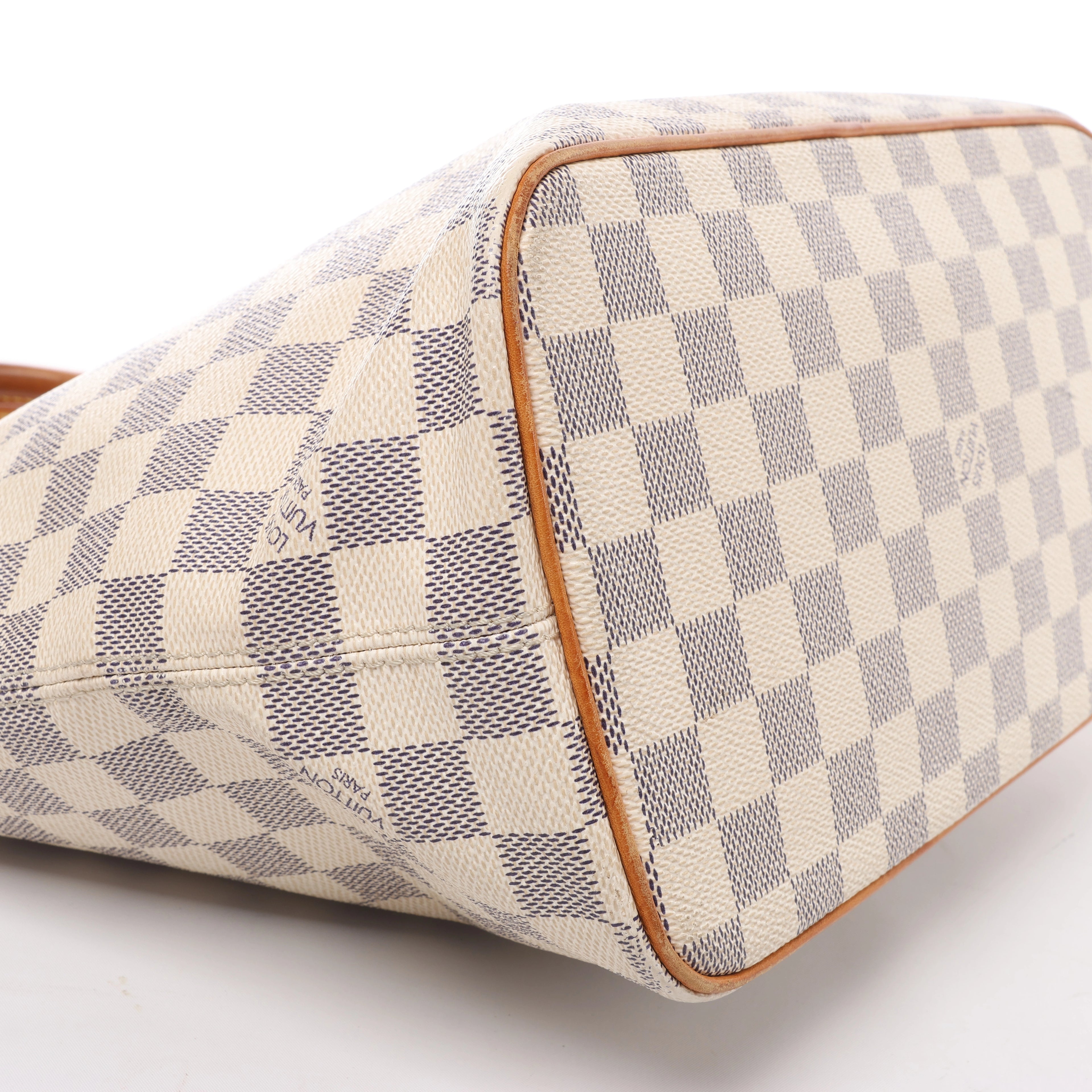Louis Vuitton Saleya PM Damier Azur Shoulder Bag in Beige N51186