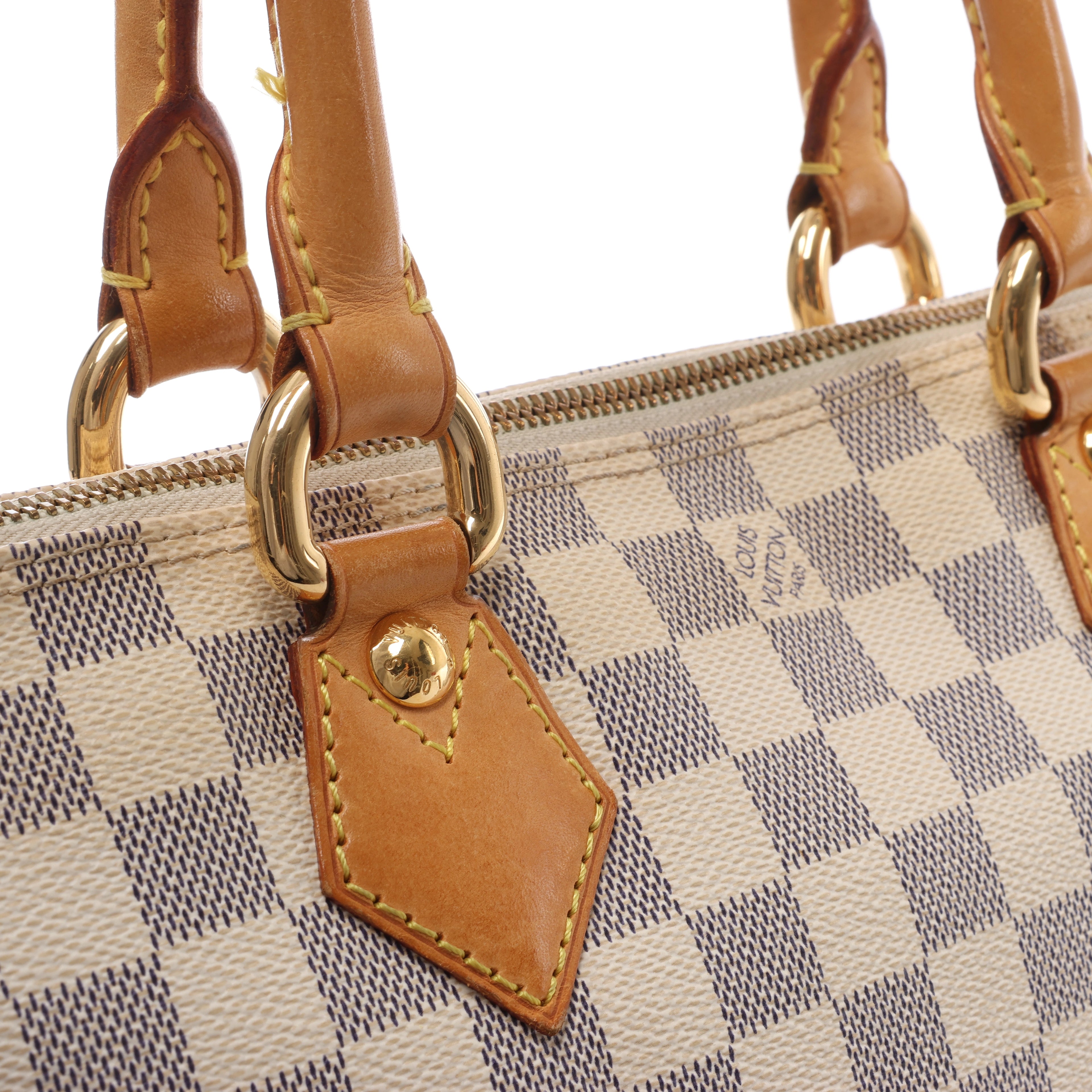 Louis Vuitton Saleya PM Damier Azur Shoulder Bag in Beige N51186