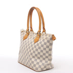 Louis Vuitton Saleya PM Damier Azur Shoulder Bag in Beige N51186