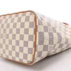 Louis Vuitton Saleya PM Damier Azur Shoulder Bag in Beige N51186