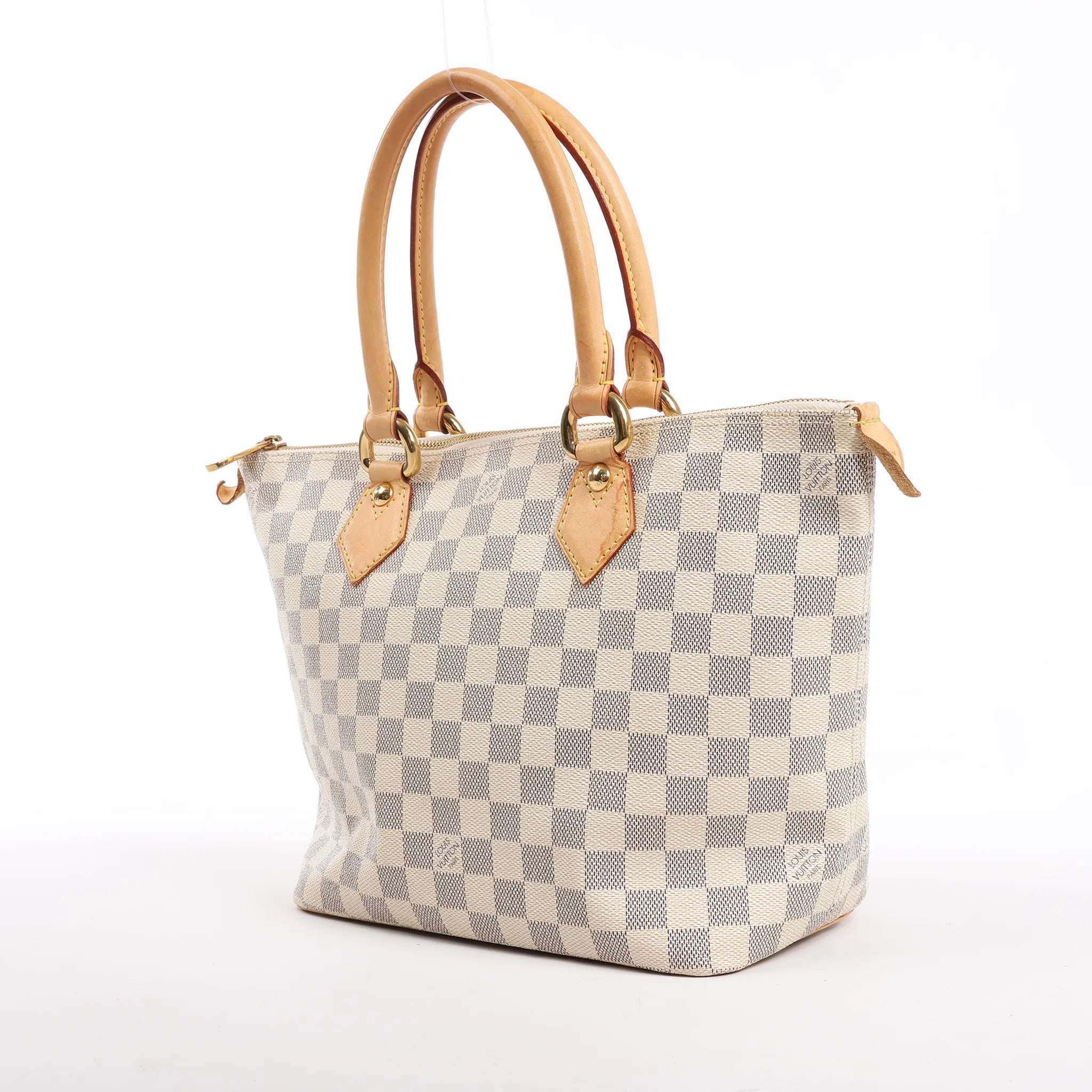 Louis Vuitton Damier Azur Saleya PM Handbag N51186