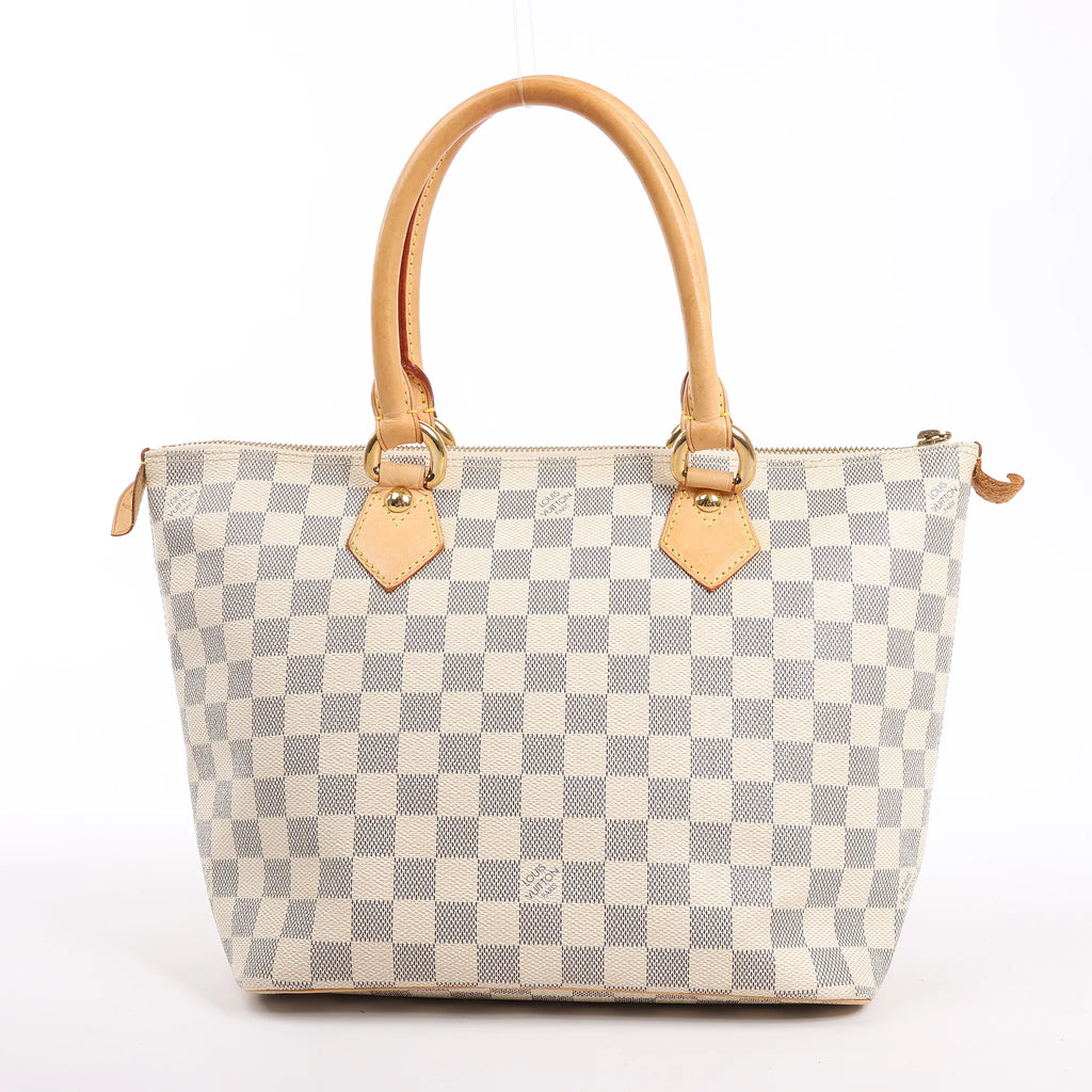 Louis Vuitton Damier Azur Saleya PM Handbag N51186