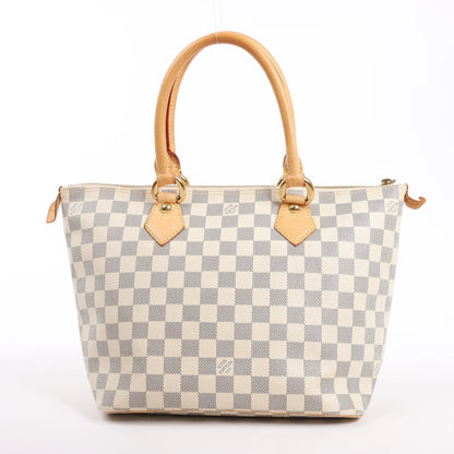 Louis Vuitton Damier Azur Saleya PM Handbag N51186