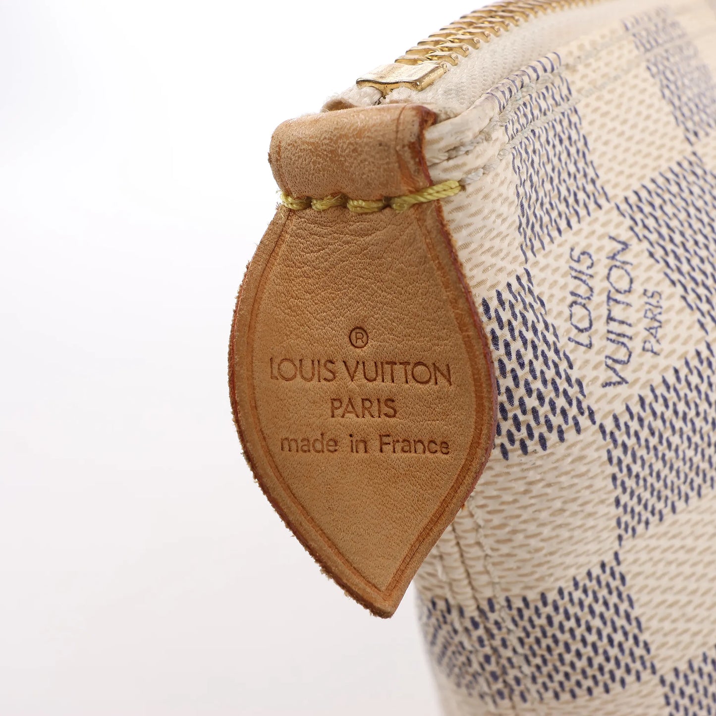 Louis Vuitton Damier Azur Saleya PM Handbag N51186