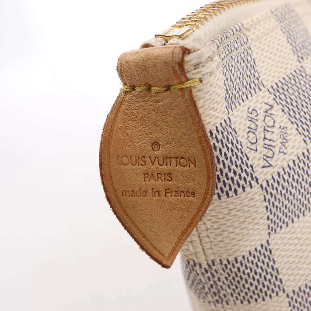 Louis Vuitton Damier Azur Saleya PM Handbag N51186