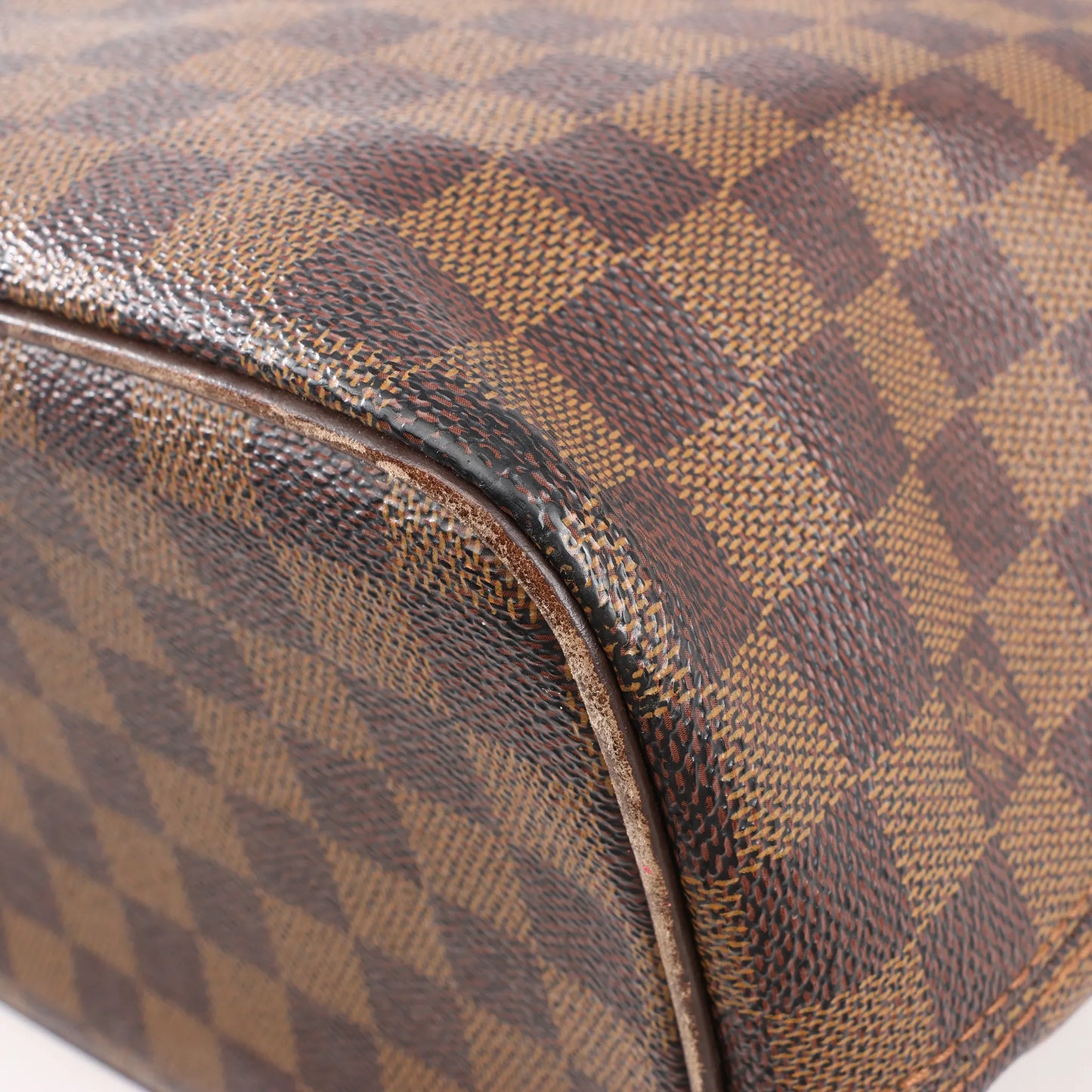 Louis Vuitton Damier Ebene Saleya PM Handbag in Brown N51183