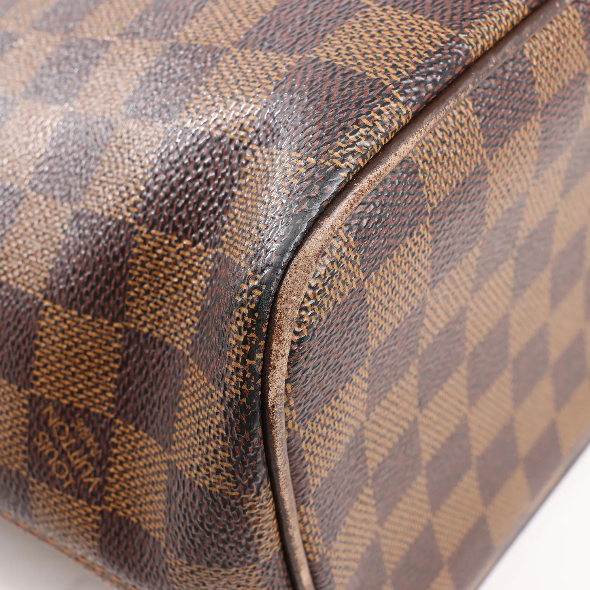 Louis Vuitton Damier Ebene Saleya PM Handbag in Brown N51183