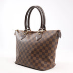 Louis Vuitton Damier Ebene Saleya PM Handbag in Brown N51183