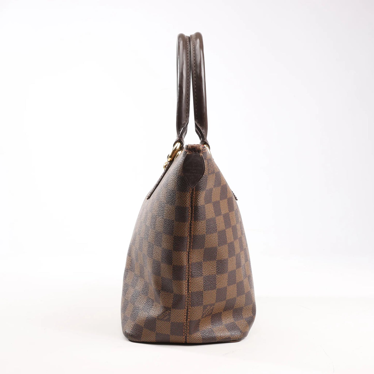 Louis Vuitton Damier Ebene Saleya PM Handbag in Brown N51183