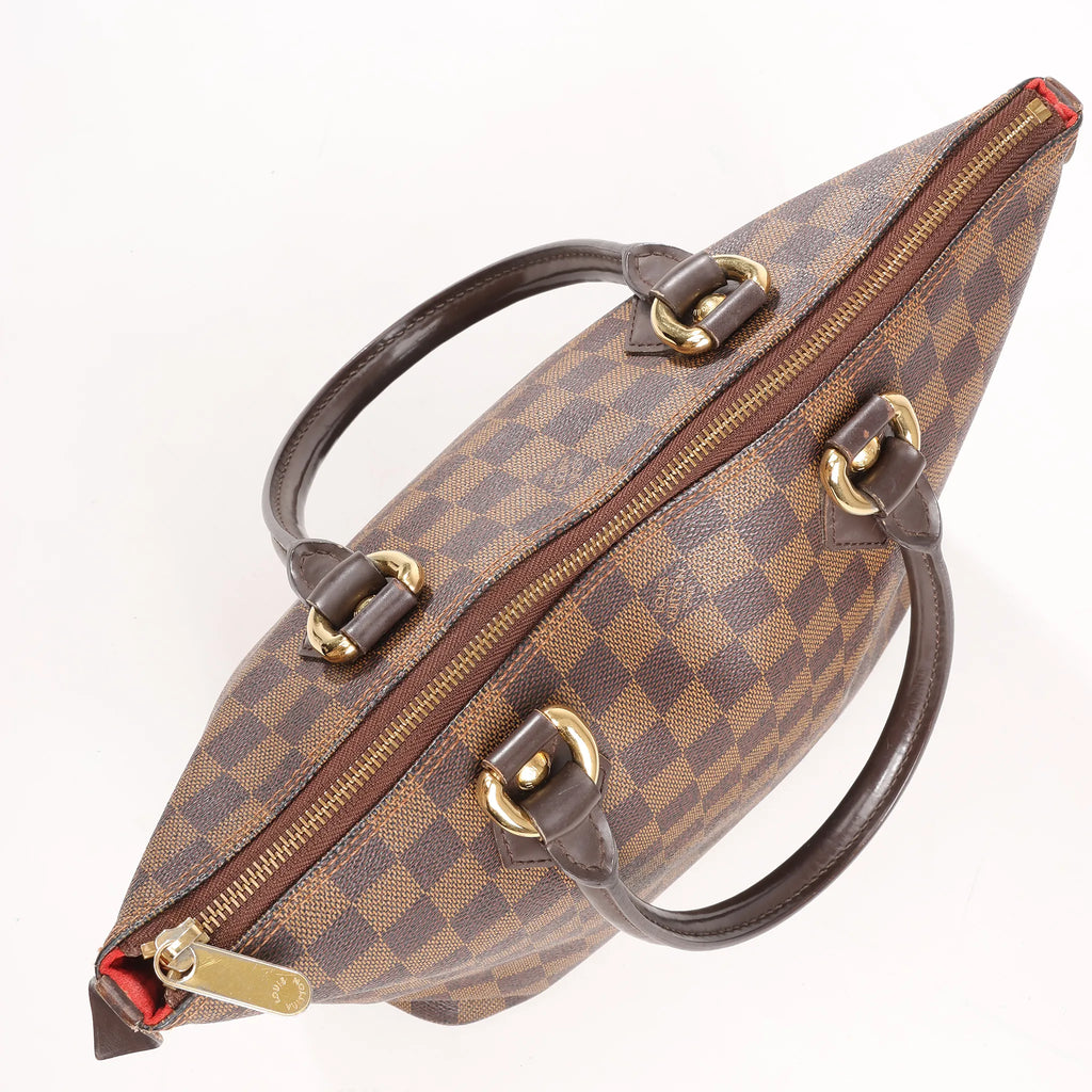 Louis Vuitton Damier Ebene Saleya PM Handbag in Brown N51183