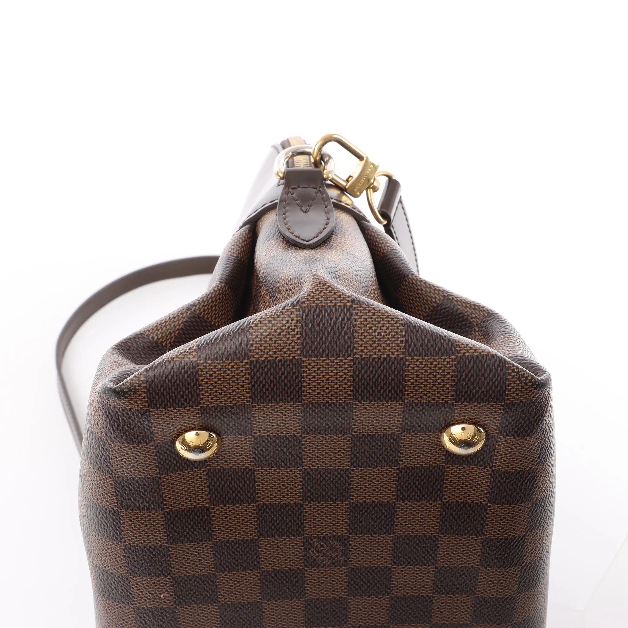 Louis Vuitton Salvi Damier Ebene Shoulder Bag in Brown N41399
