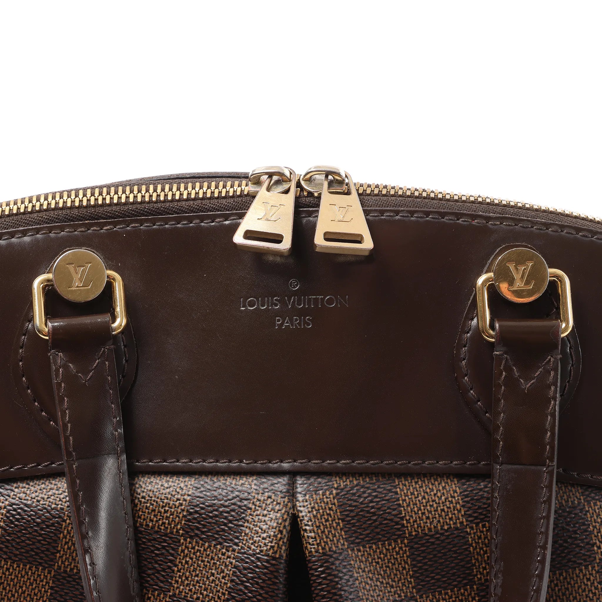 Louis Vuitton Salvi Damier Ebene Shoulder Bag in Brown N41399