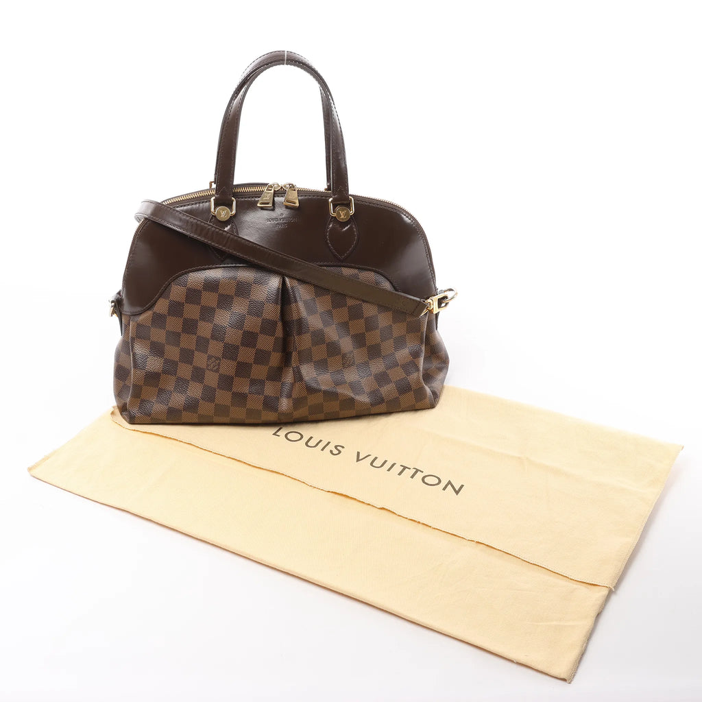 Louis Vuitton Salvi Damier Ebene Shoulder Bag in Brown N41399