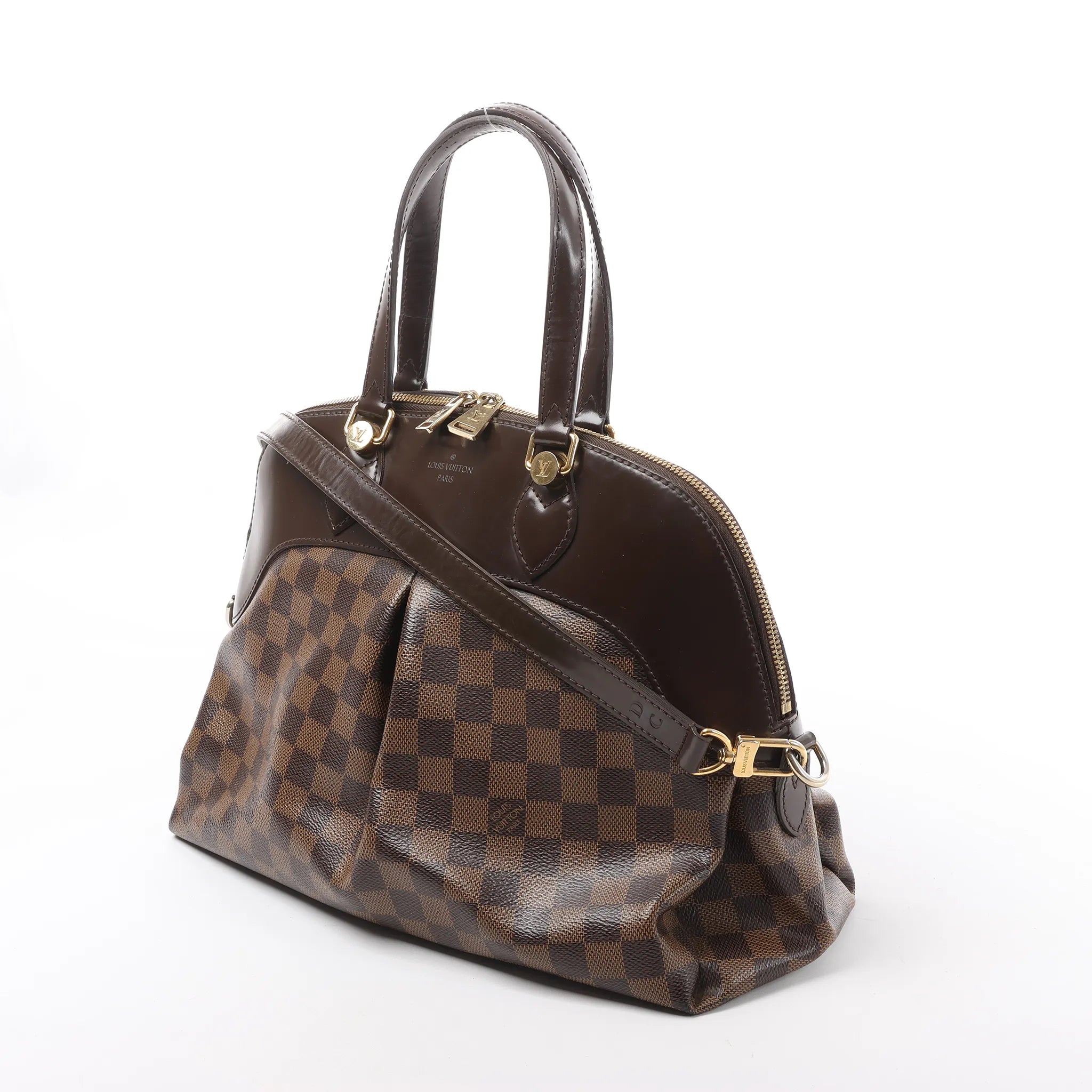 Louis Vuitton Salvi Damier Ebene Shoulder Bag in Brown N41399