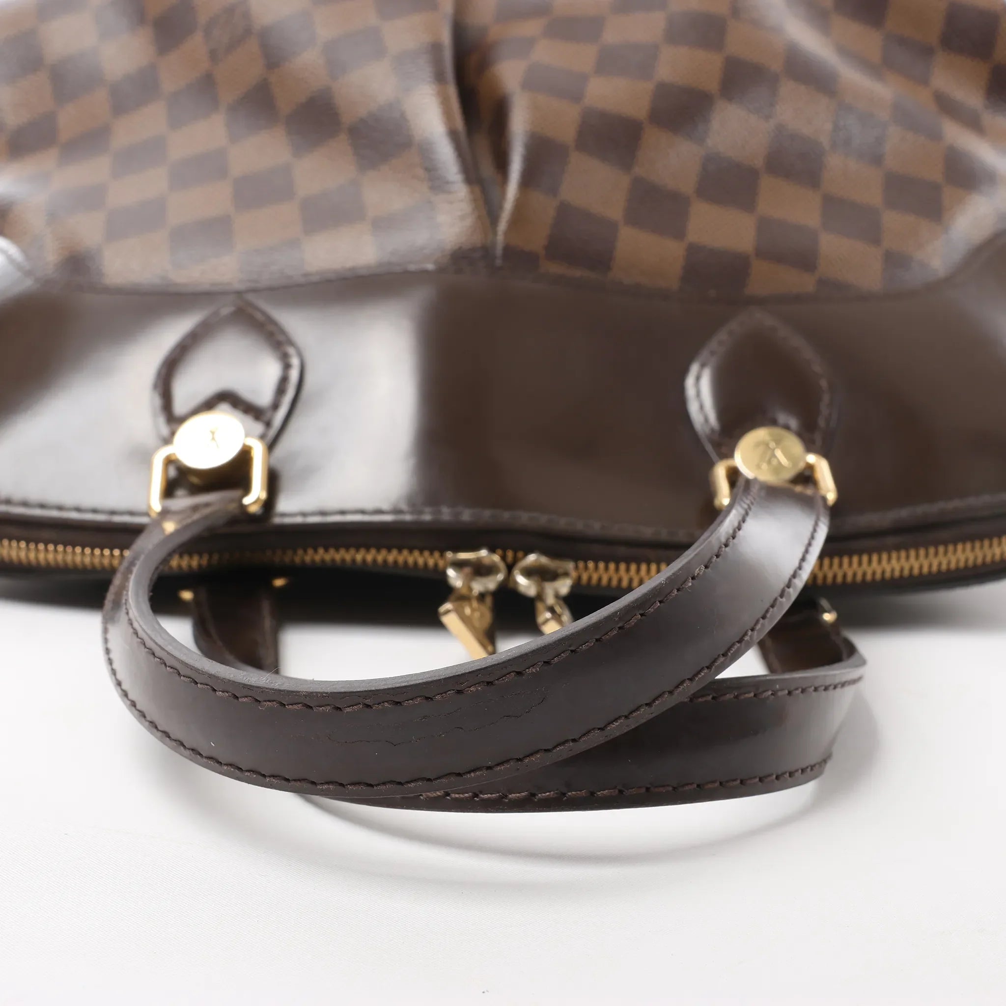 Louis Vuitton Salvi Damier Ebene Shoulder Bag in Brown N41399