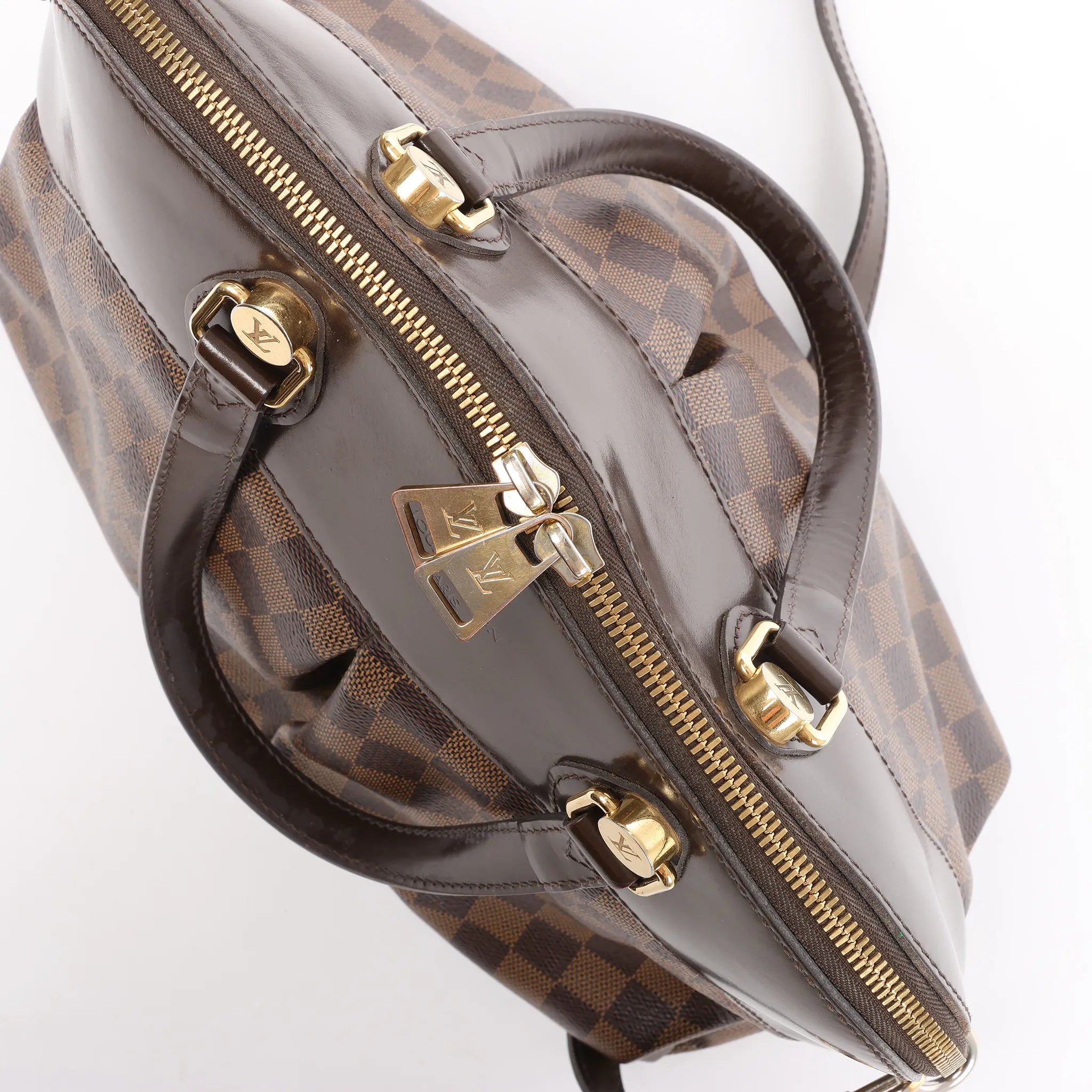 Louis Vuitton Salvi Damier Ebene Shoulder Bag in Brown N41399