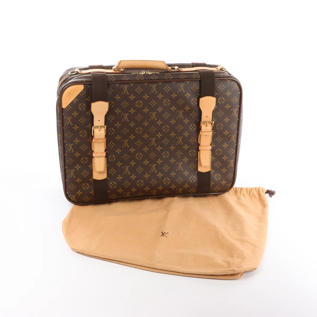 Louis Vuitton Satellite 50 Monogram Canvas Travel Bag in Brown