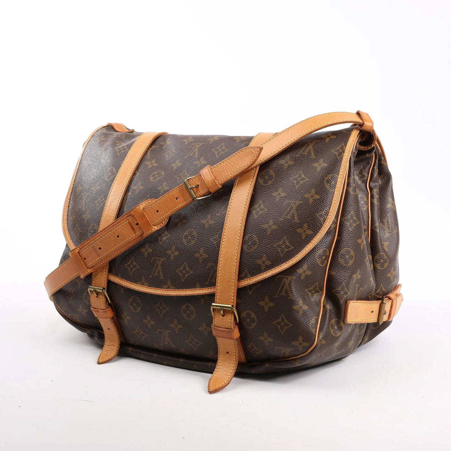 Louis Vuitton Monogram Canvas Saumur 43 Crossbody Bag M42252