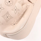 Louis Vuitton Selene MM Monogram Mahina Leather Shoulder Bag in Beige M97141