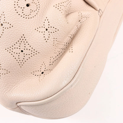 Louis Vuitton Selene MM Monogram Mahina Leather Shoulder Bag in Beige M97141